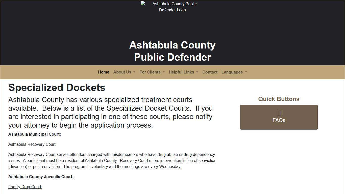 Ashtabula County Public Defender