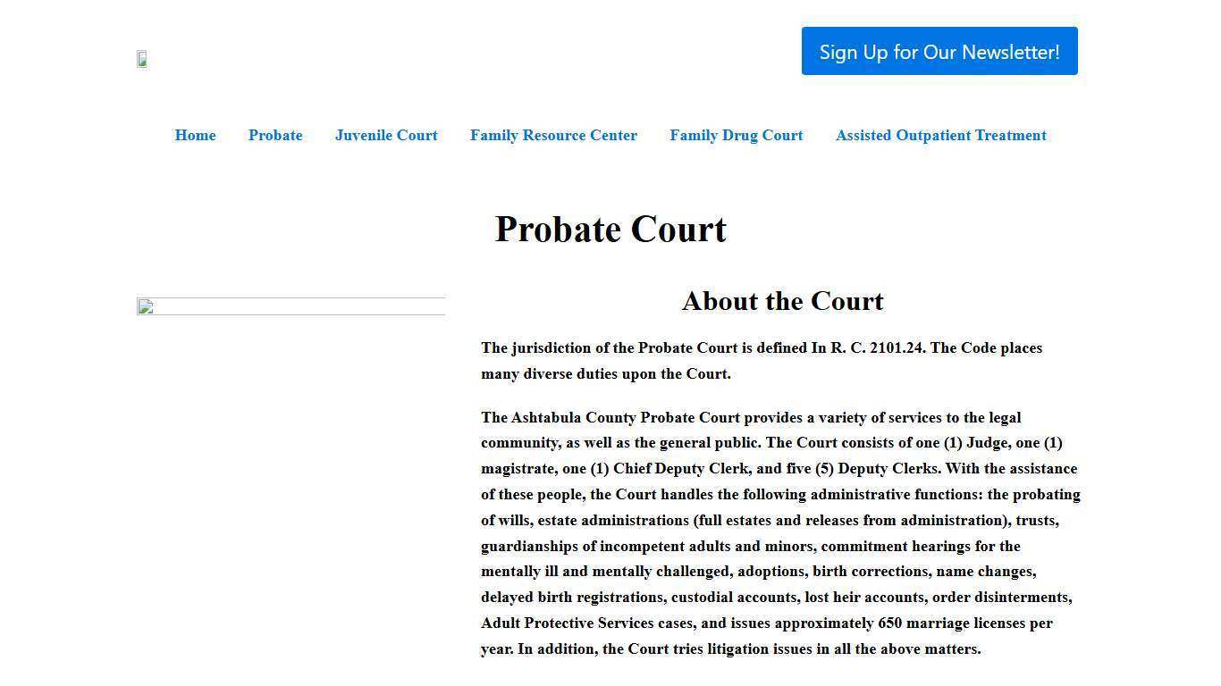 Probate Court - ashtabulaprobatejuvenile.com